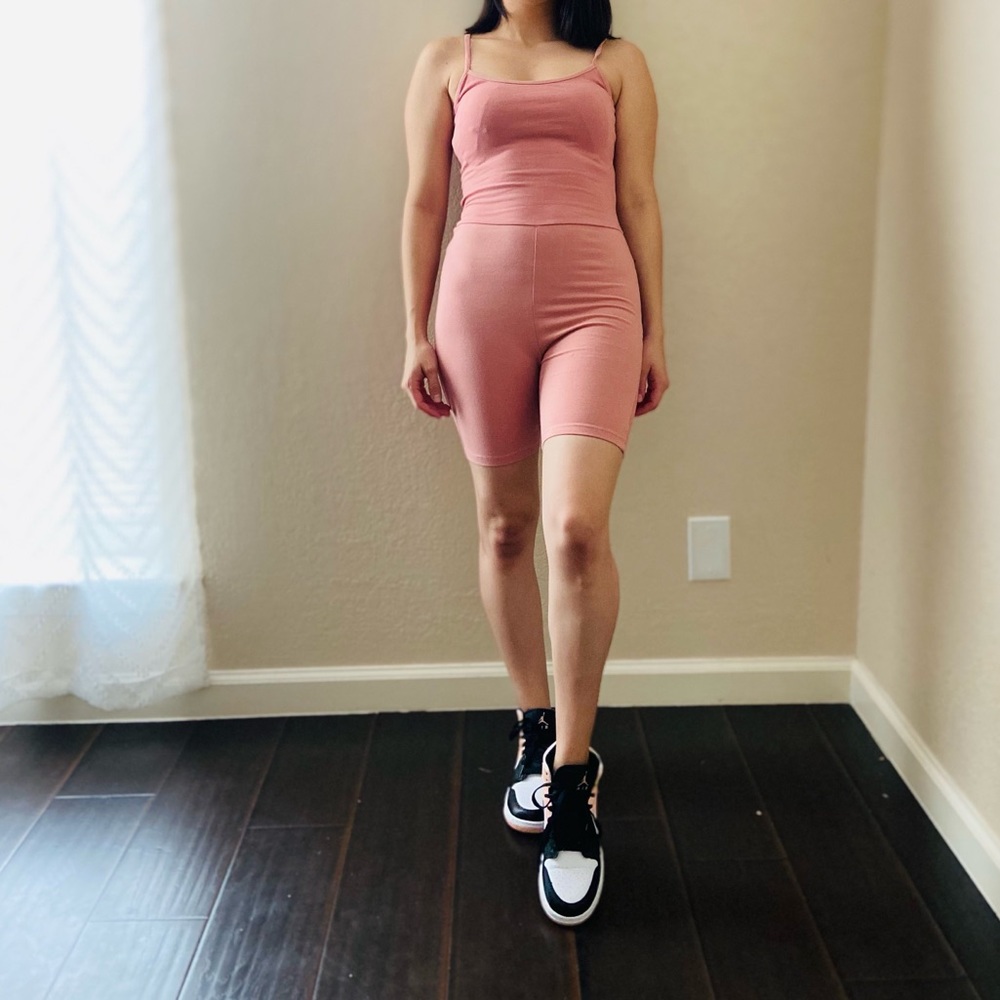 Cami biker jumpsuit